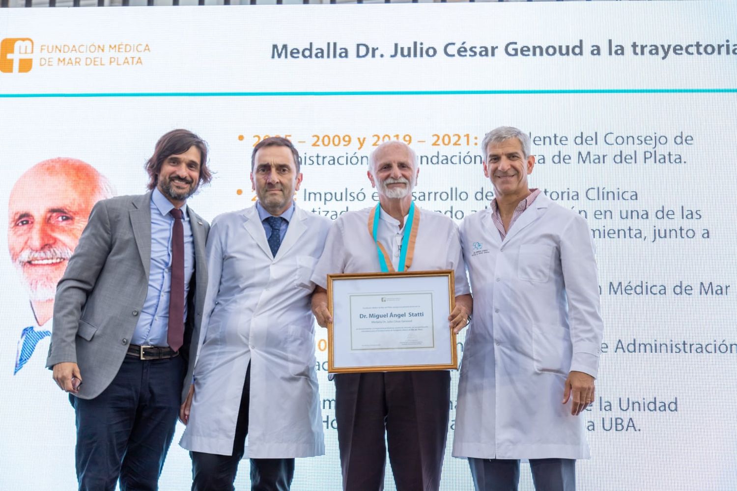 Homenaje a la trayectoria y reconocimientos a profesionales en la Fundación Médica y el Hospital Privado de Comunidad