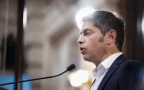El gobernador Kicillof en la Asamblea Legislativa.