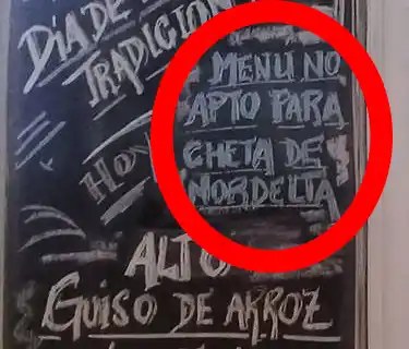 La terminal de Necochea y el menú «no apto para la cheta de Nordelta»