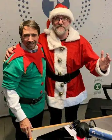 Papá Nova y el Duende Edu: los particulares disfraces navideños de Eduardo Feinmann y Luis Novaresio