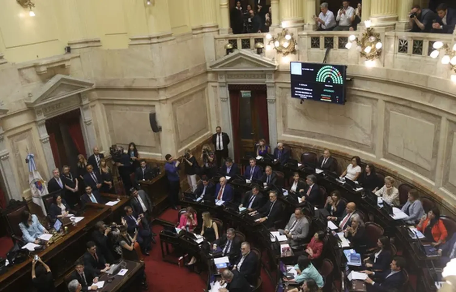 El Senado convirtió en ley la suspensión de las PASO en medio de una sesión polémica