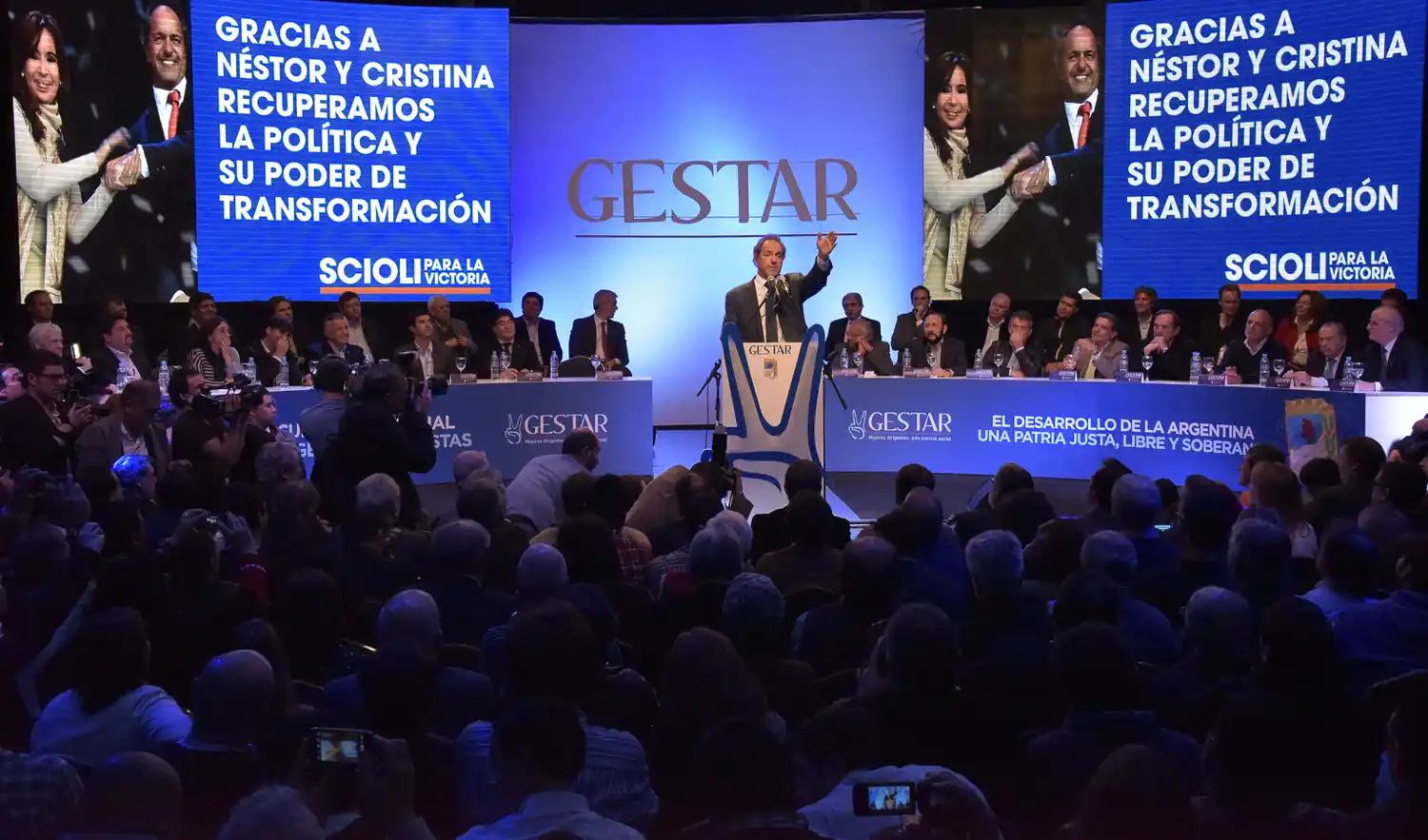 Scioli cerró encuentro de Gestar 