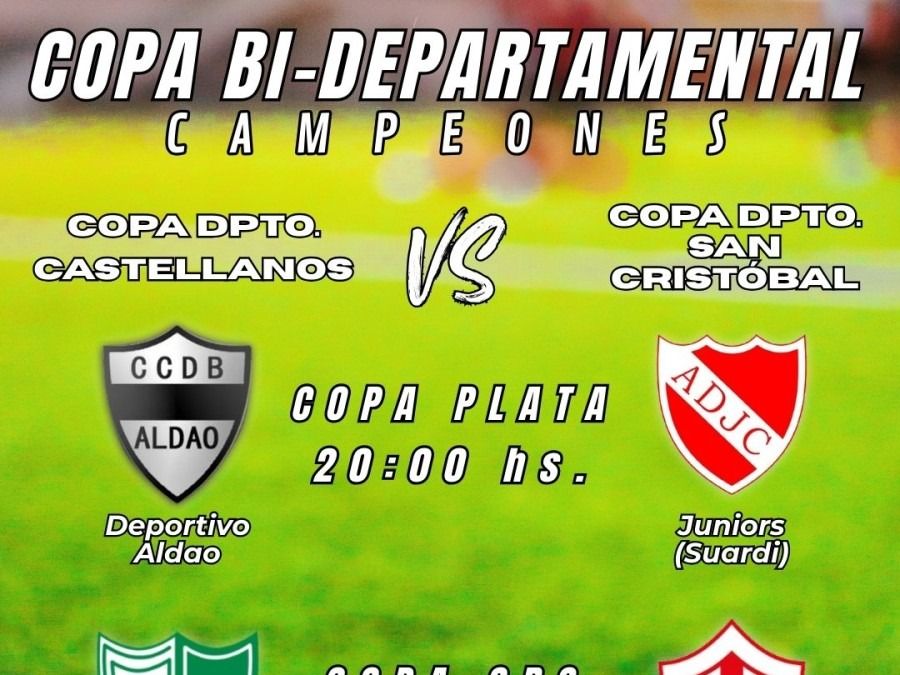 Desde las 20 en la cancha del Dep.Aldao, se juega la Copa Bi Departamental 2025.Foto:LRF