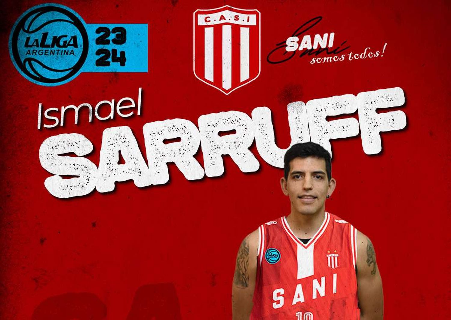 San Isidro había anunciado a Ismael Sarruf semanas atrás.