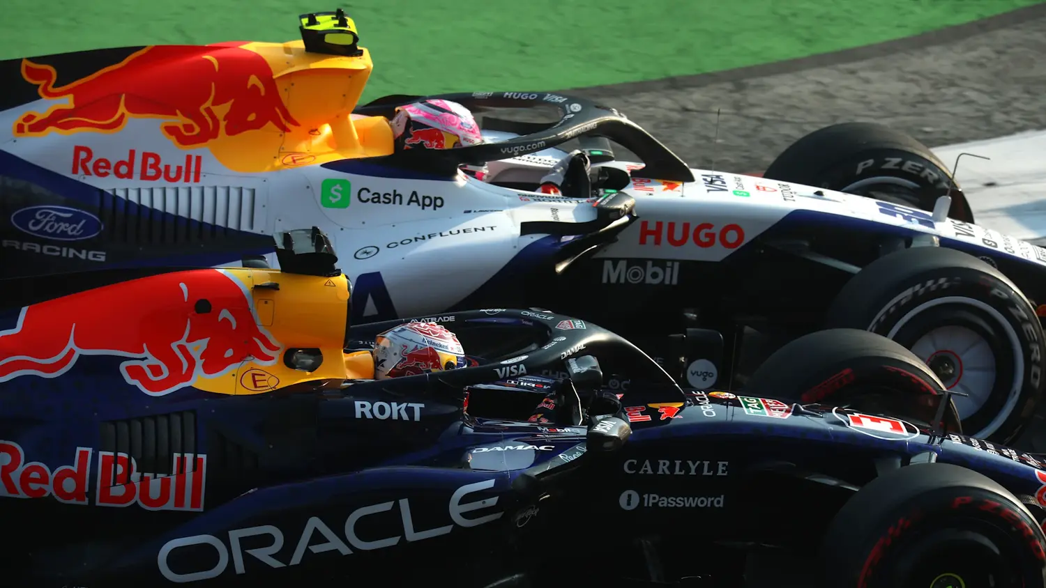 Max Verstappen y Liam Lawson recibieron sanciones tras un incidente en México