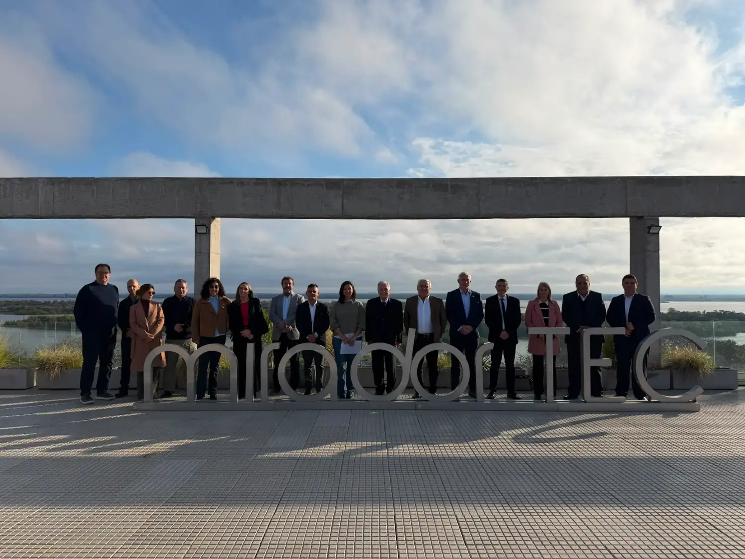 El presidente del Consorcio AFIDEER, Héctor Motta, y el director de MiradorTEC, Carlos Pallotti