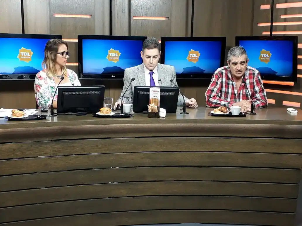 El concejal José Luis Labaroní, en el desayuno de "Tandil Despierta"