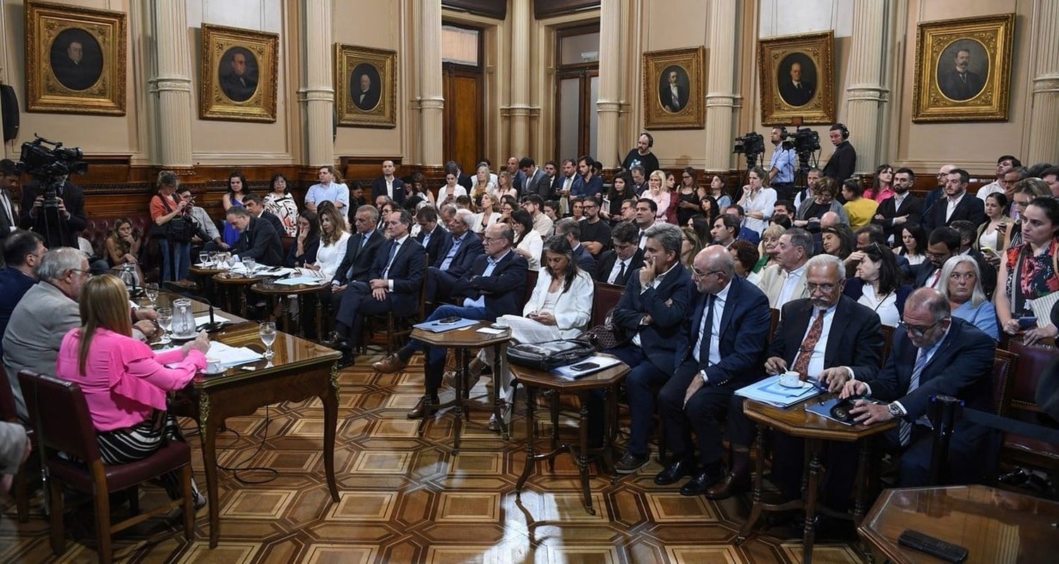 El proyecto fue tratado fue tratado durante una reunión conjunta de las comisiones de Asuntos Constitucionales y Justicia y Asuntos Penales. Crédito: Prensa Senado