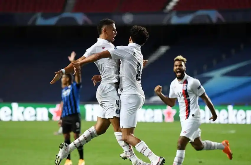 Sin Di María, PSG venció a Atalanta y se metió en semis de Champions League
