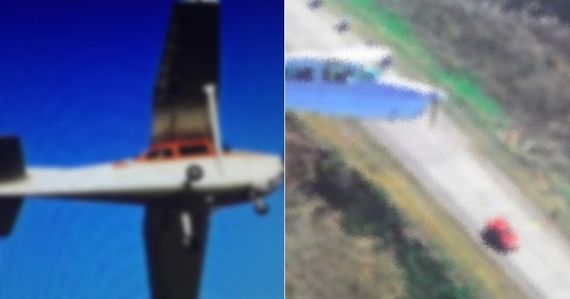El insólito roce de las aeronaves