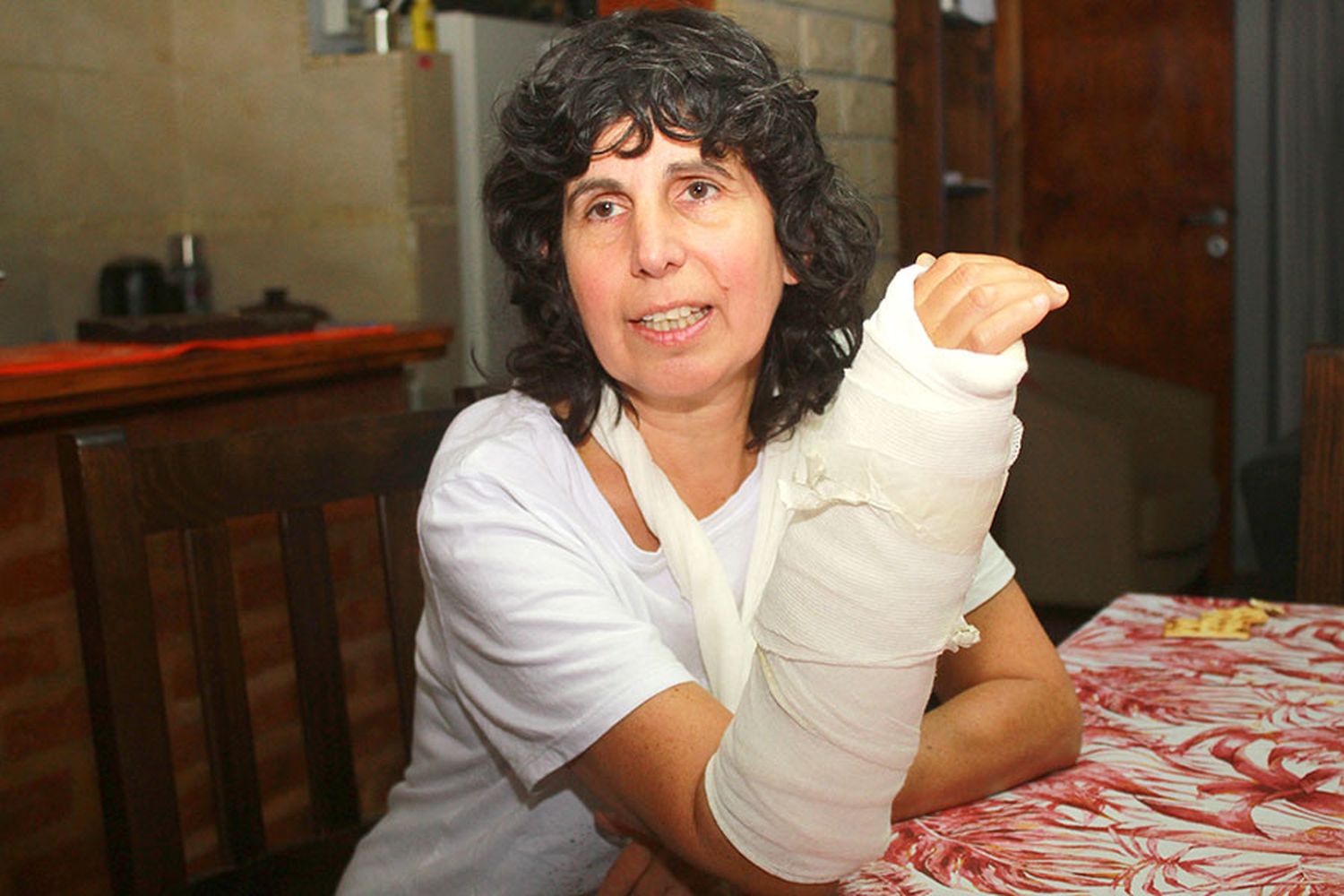 La operaron, tras el violento robo que sufrió