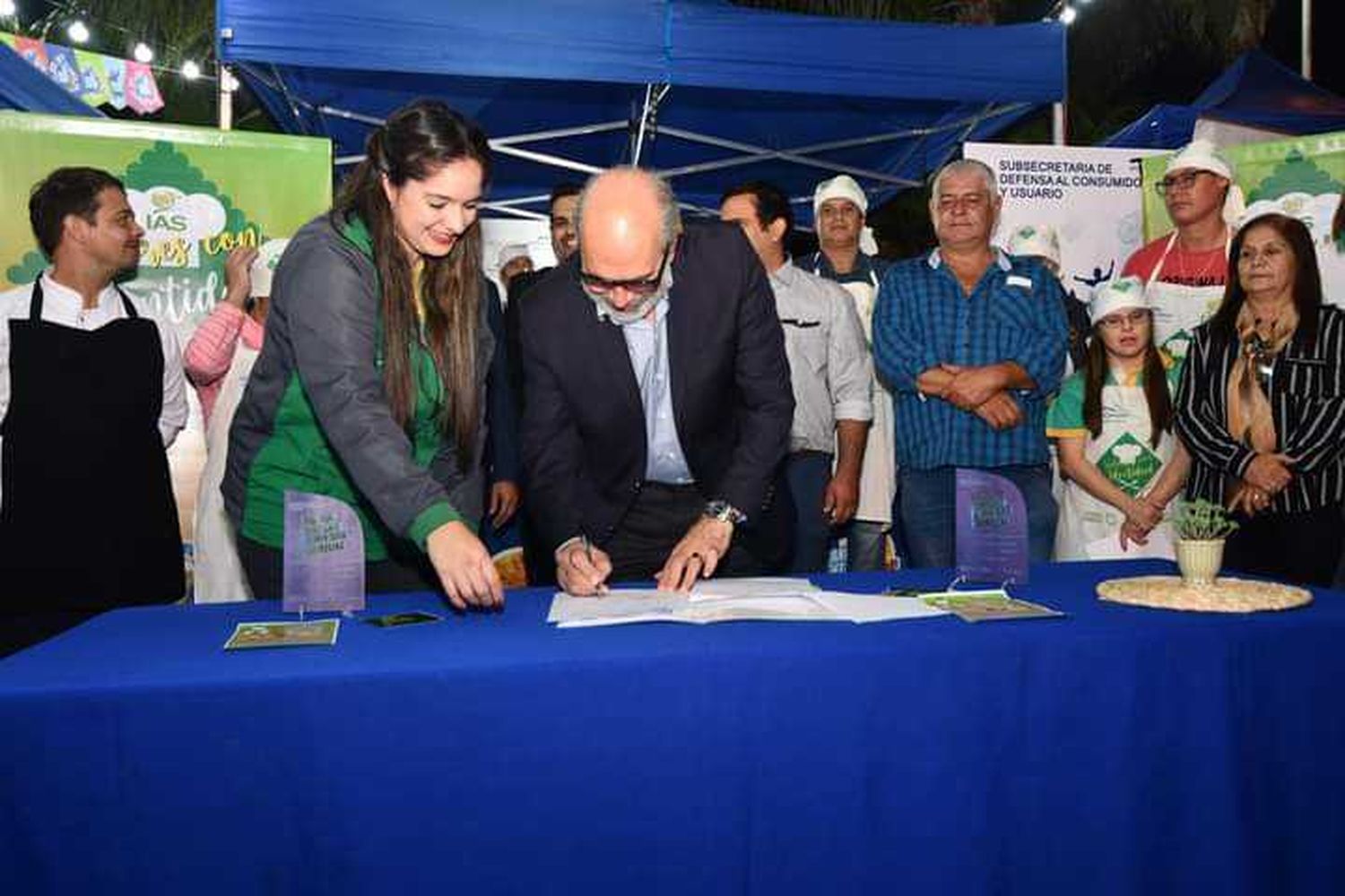 Firma de convenio con el programa 
provincial Sabores con identidad