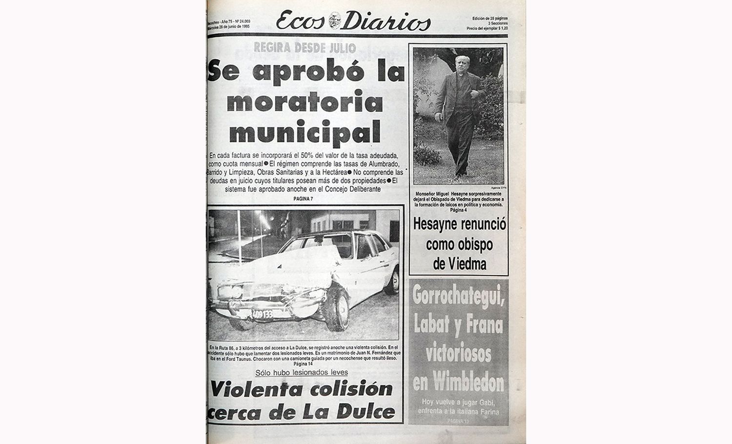 Viernes 28 de junio de 1995
