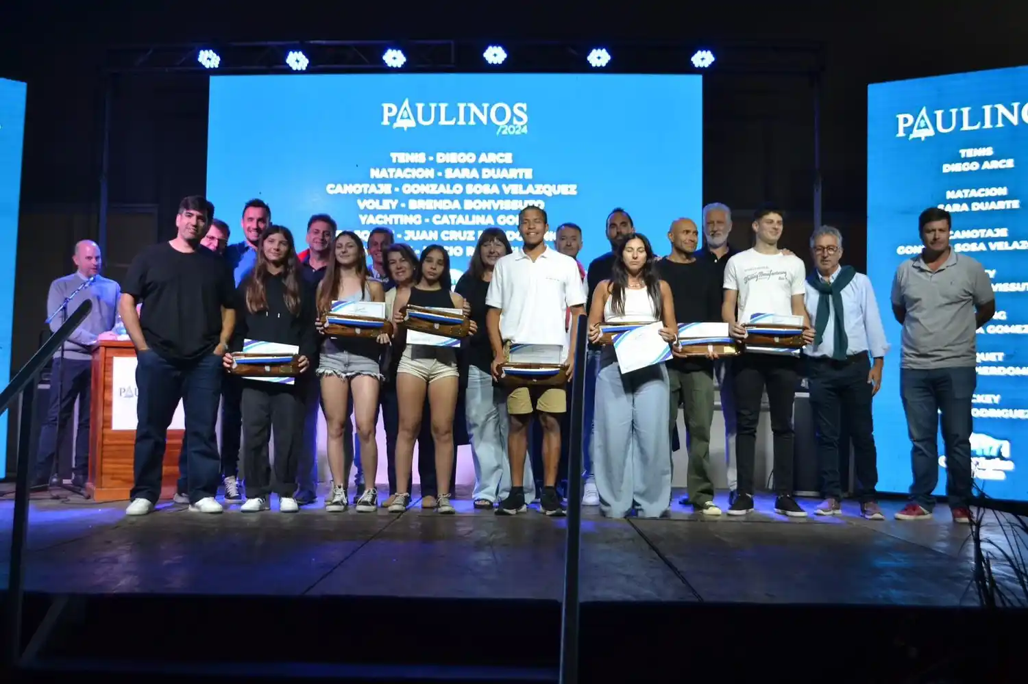 El Club Náutico celebró una nueva edición de los premios Paulinos. Foto: La Opinión.