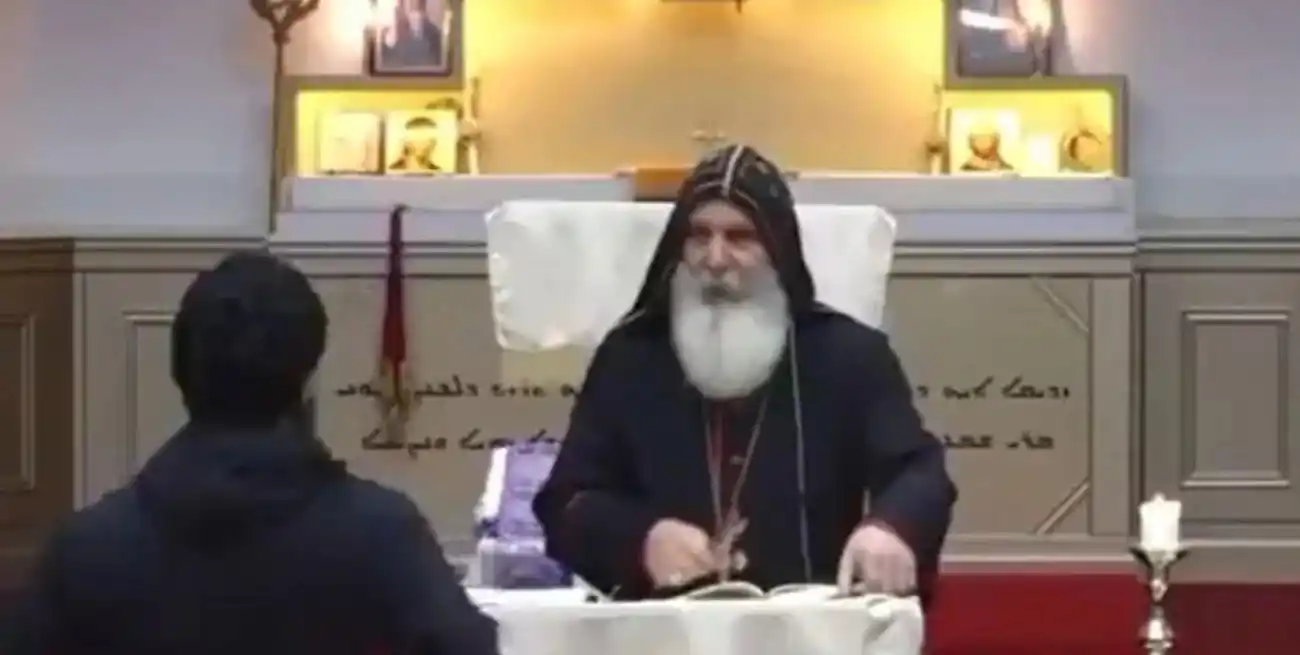 Segundos antes del ataque.