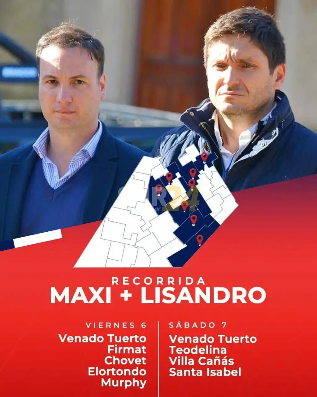 Recorrida en la región de Maxi Pullaro y Lisandro Enrico
