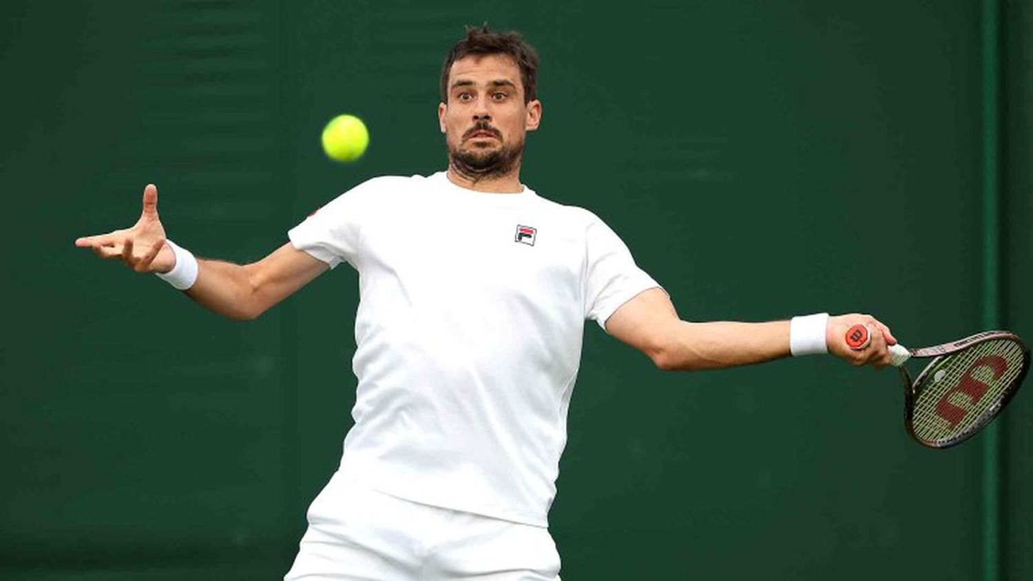 Ganó Pella y es el único argentino que sigue en Wimbledon