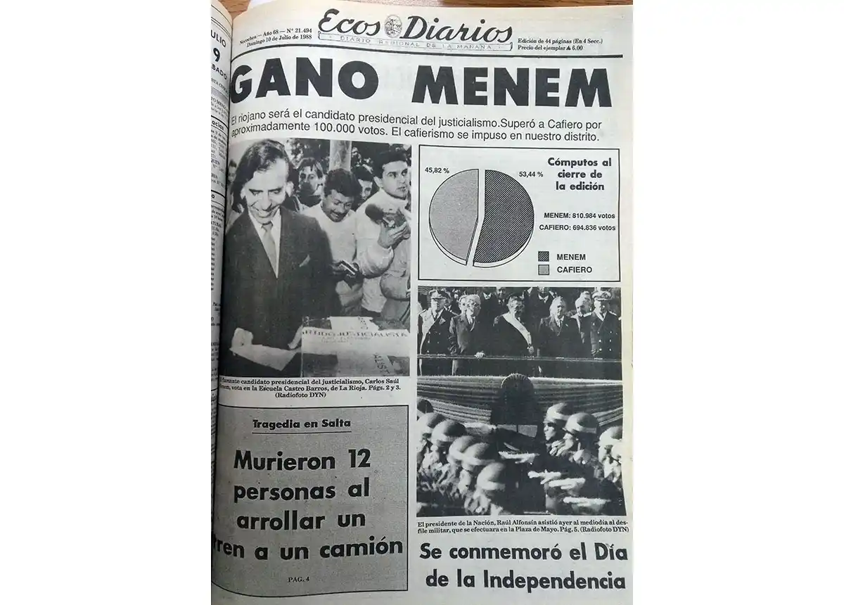 Domingo 10 de julio 1998