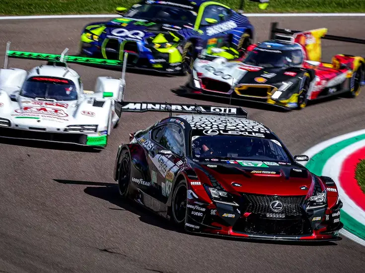 *Pechito López realizó un gran papel en Imola y sumó sus primeros puntos con Lexus.Prensa Akkodis ASP