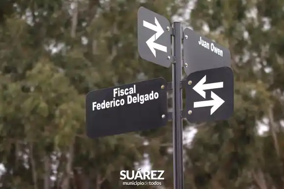 Homenaje: Impusieron el nombre "Fiscal Federico Delgado" a una calle en Coronel Suárez
