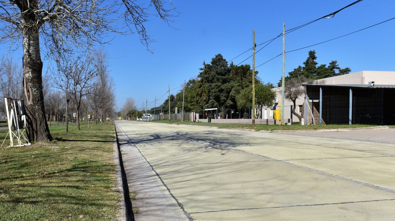 Inauguraron pavimentación de uno de los accesos al Parque Industrial