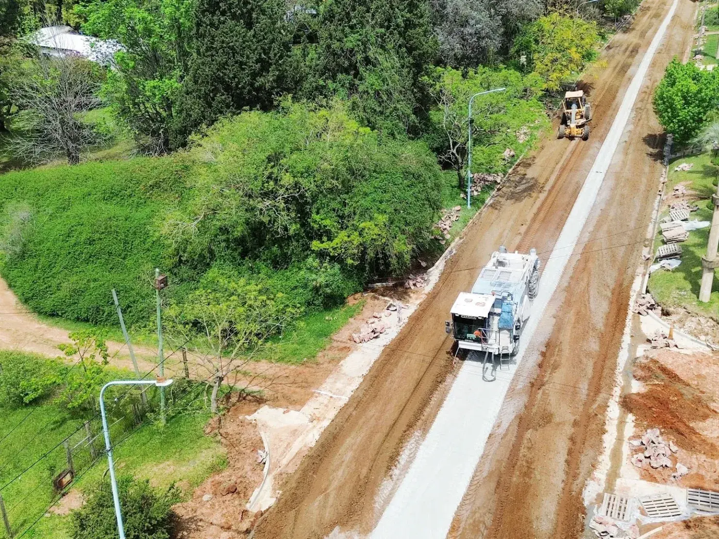 El Plan de Infraestructura y Desarrollo avanza con las obras de pavimentación en calle San Juan