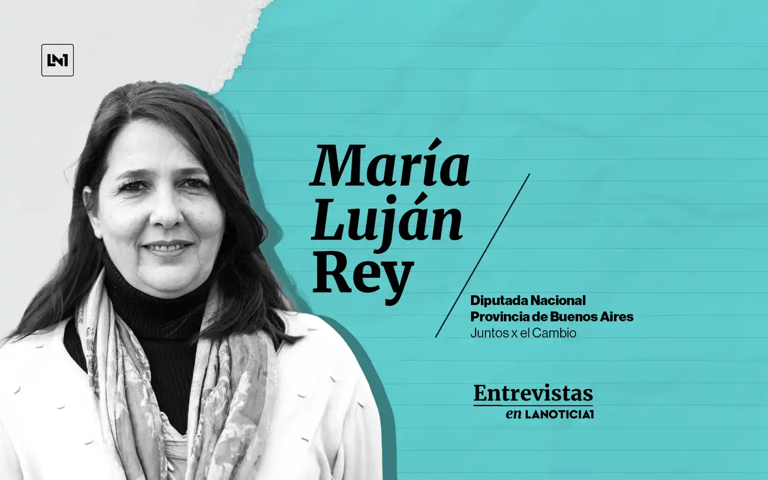 María Luján Rey conversó con LaNoticia1.com