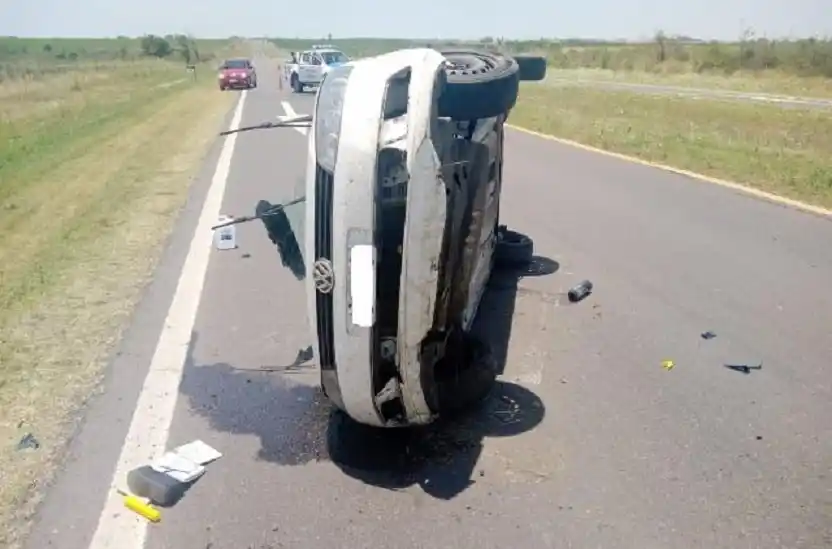 La Secretaria de Turismo se accidentó en la autovía de la Ruta 18