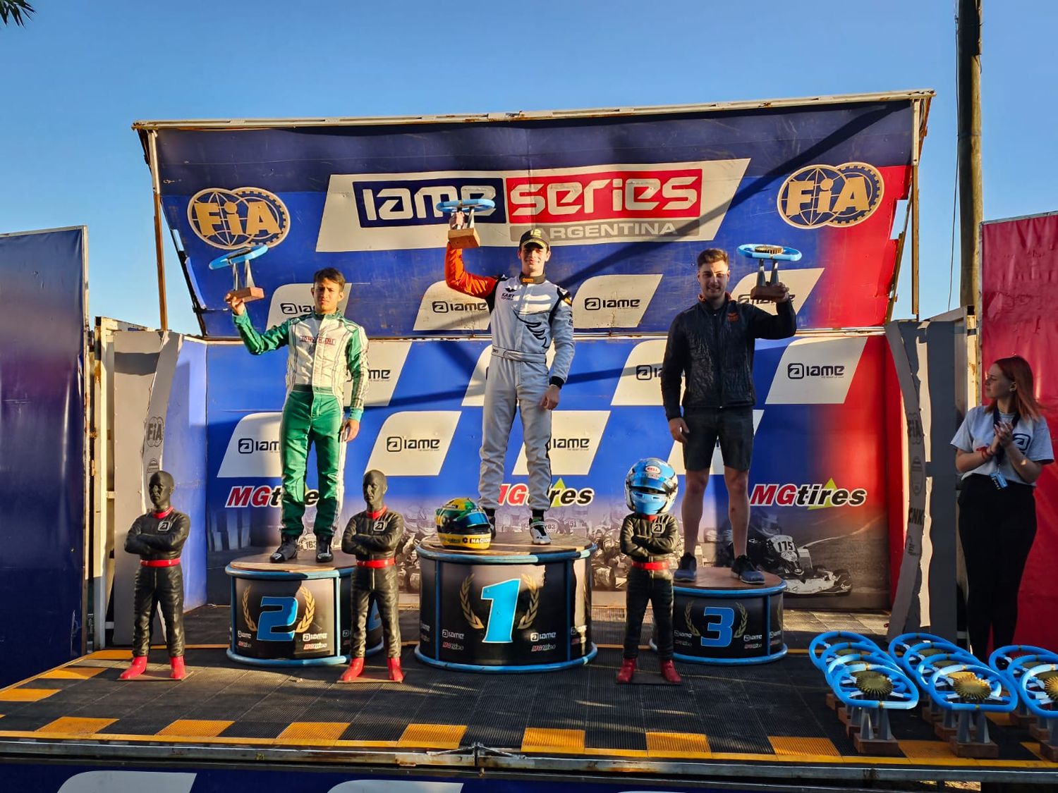 El misionero Francesco Grimaldi se consagró Campeon Argentino de Karting