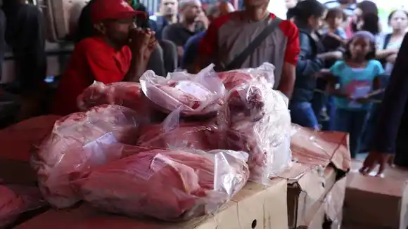 Castro Soteldo asegura que piezas de pernil son de más de 3 kilos