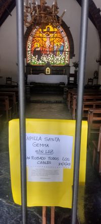 Continúa el robo de cables en el Monte Calvario
