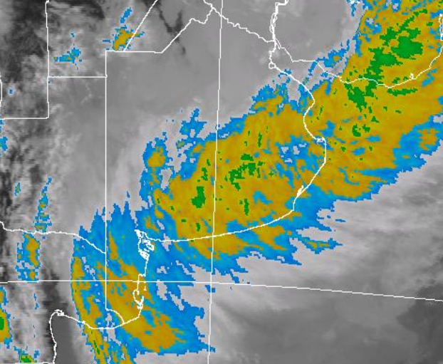 Alerta meteorológico por lluvias y tormentas fuertes para el noroeste y centro de la Provincia
