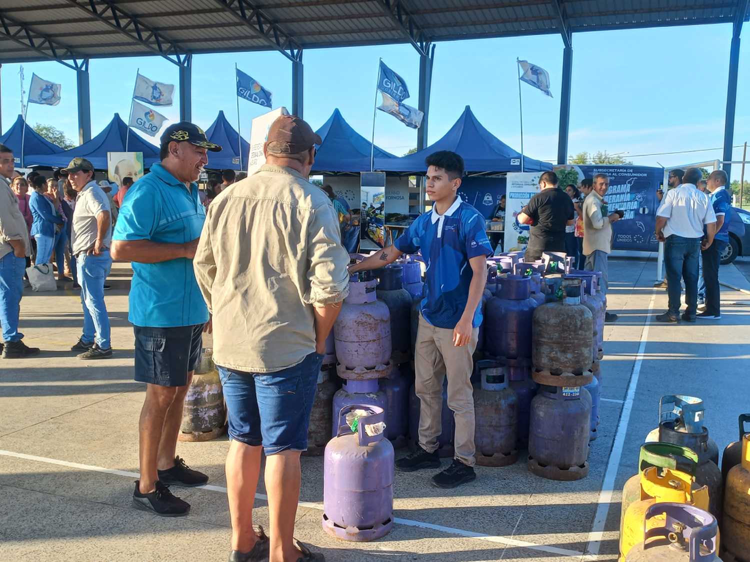 El programa Soberanía Alimentaria estuvo en San Martin Dos con una amplia demanda de alimentos