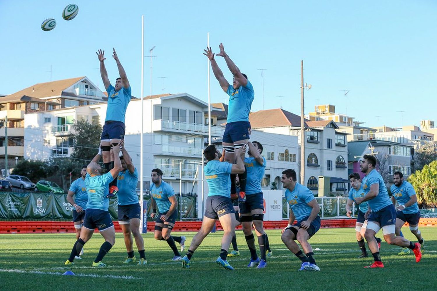 Los Pumas se entrenó por primera vez