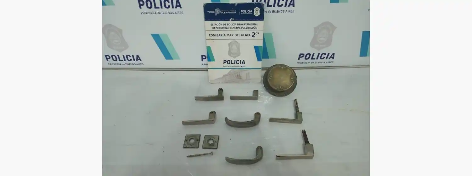Atrapan a mellizos que robaban picaportes en Mar del Plata