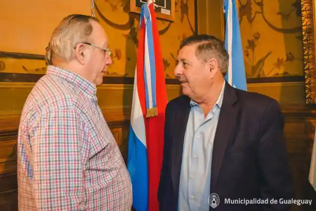 El senador Alfredo De Angeli se reunió con el intendente Bogdan
