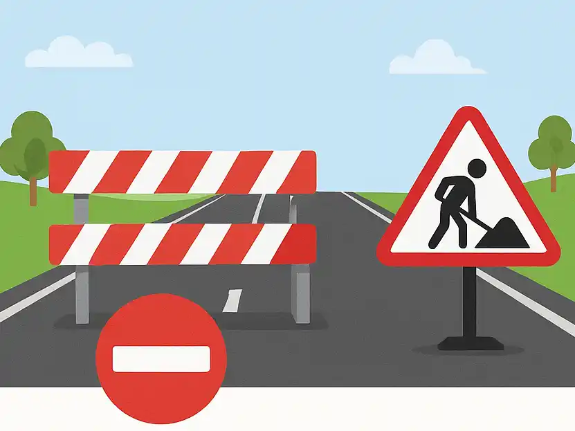 Corte de la circulación en Bv. Hipólito Irigoyen