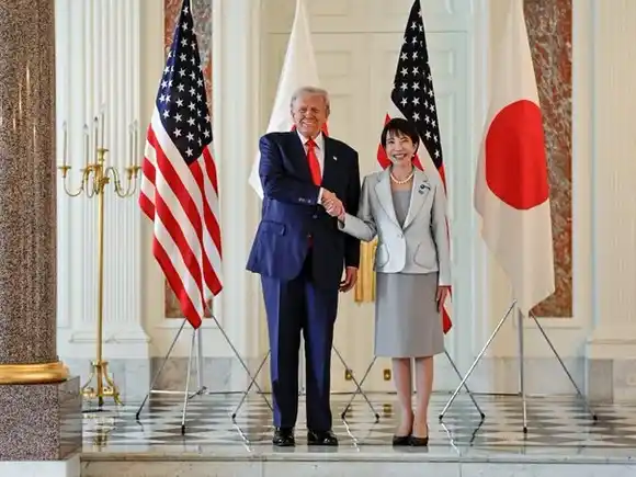 Trump y Takaichi prometen una "nueva edad de oro" entre EE. UU. y Japón