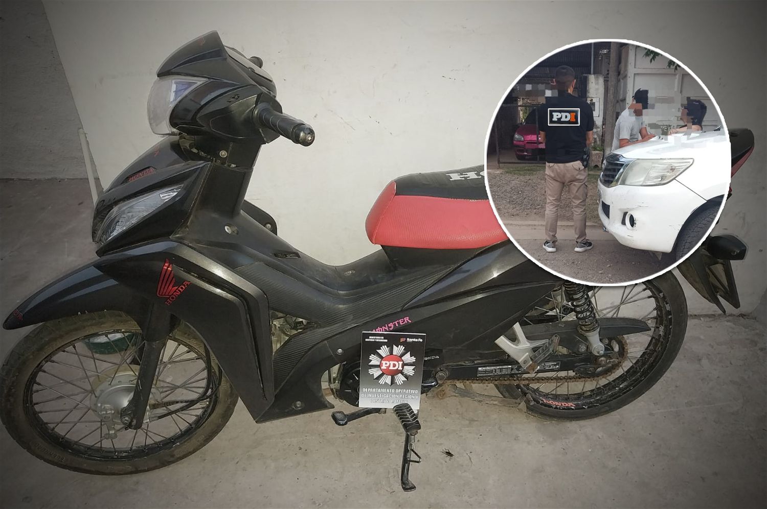 Estafa por redes sociales: hallaron una moto con el cuadro adulterado