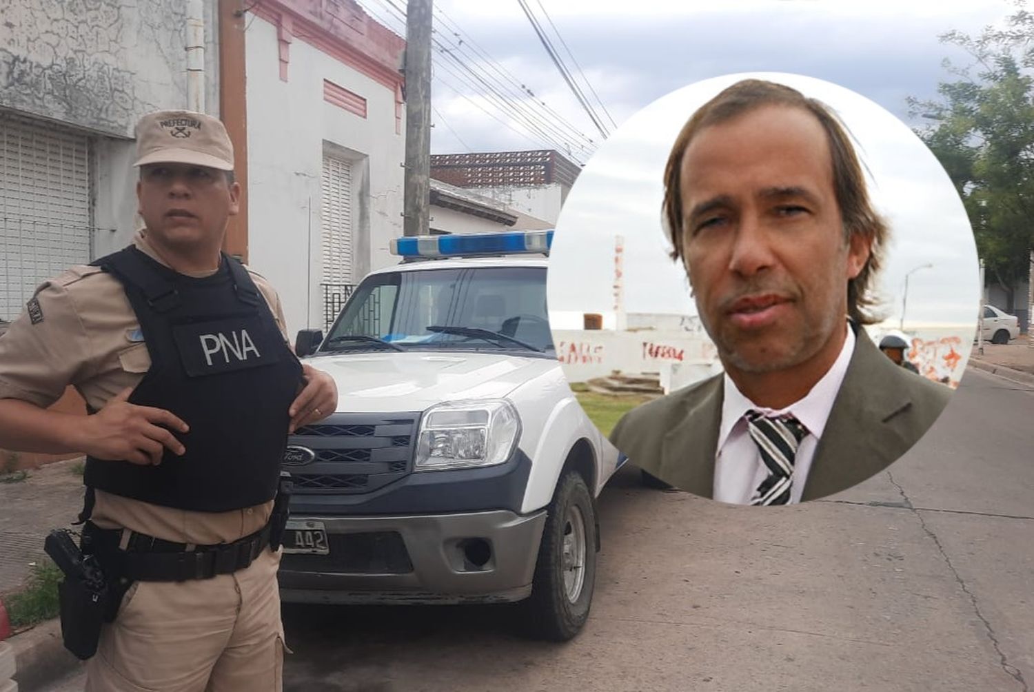 El fiscal Jorge Leveratto solicitó el allanamiento, que encabezó la Prefectura.