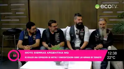 Se realizó una exposición de Motos y concientización de normas de trastito