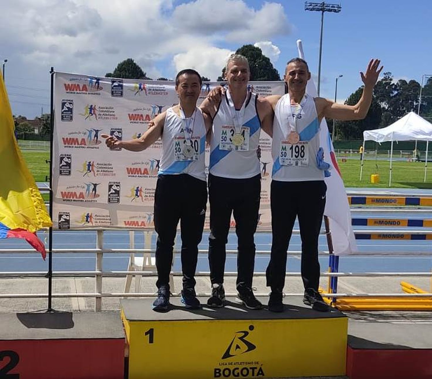 Dos medallas en Bogotá