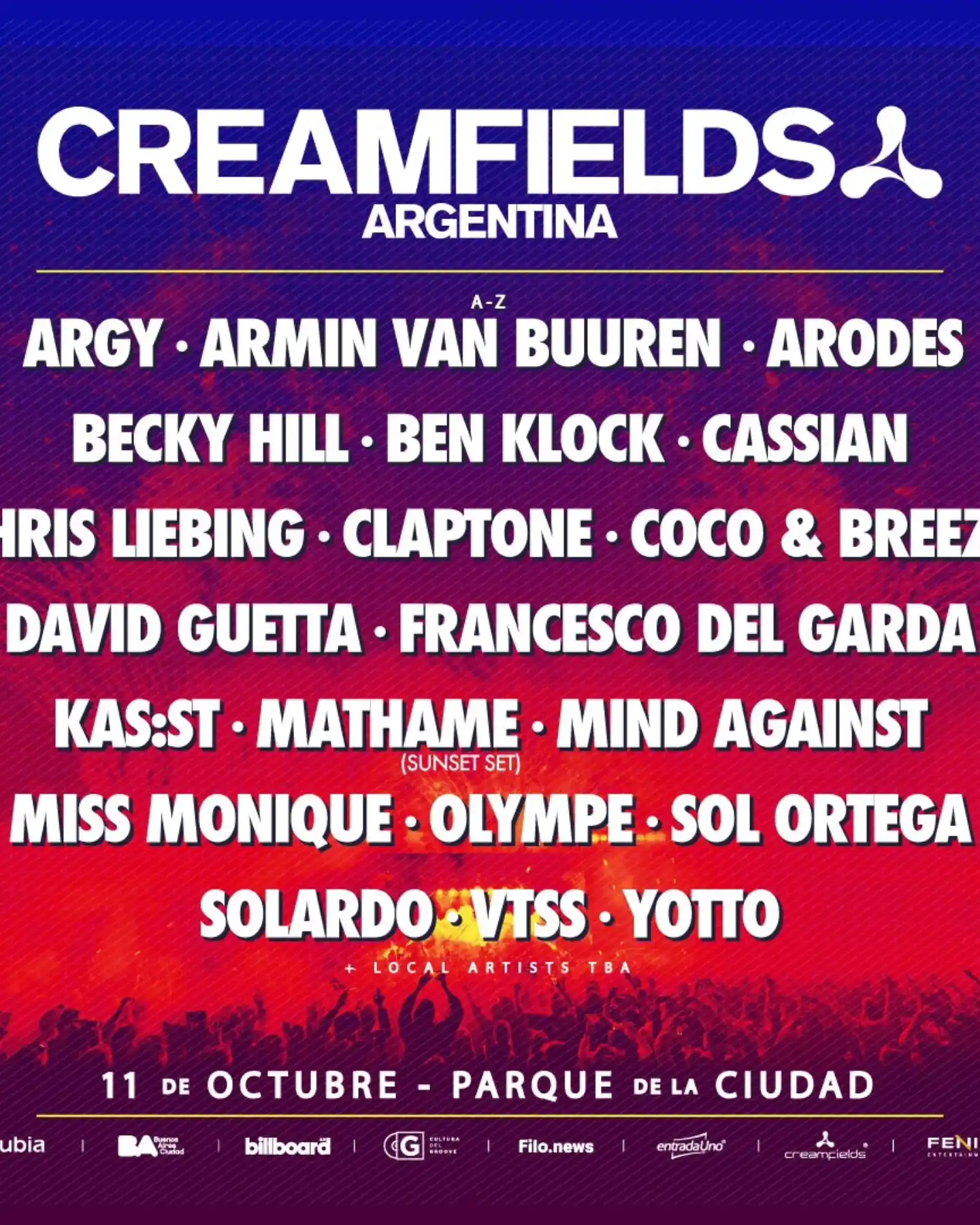 creamfields argentina 2025