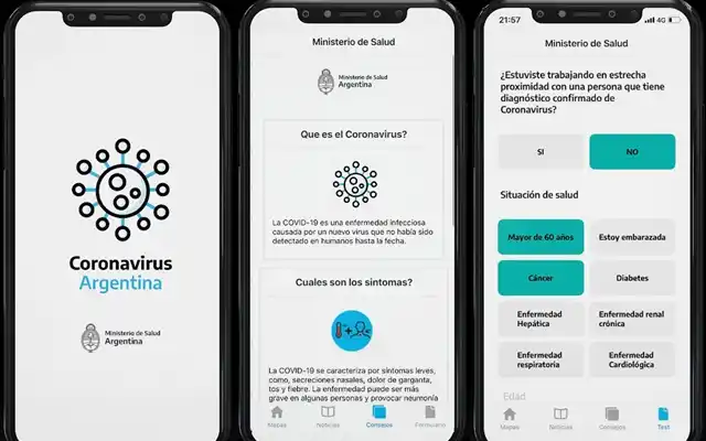 Cómo funciona la app de autotest de síntomas de Coronavirus del Ministerio de Salud