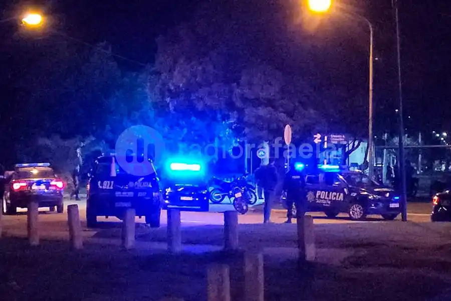 En el lugar había más de 12 patrulleros policiales.