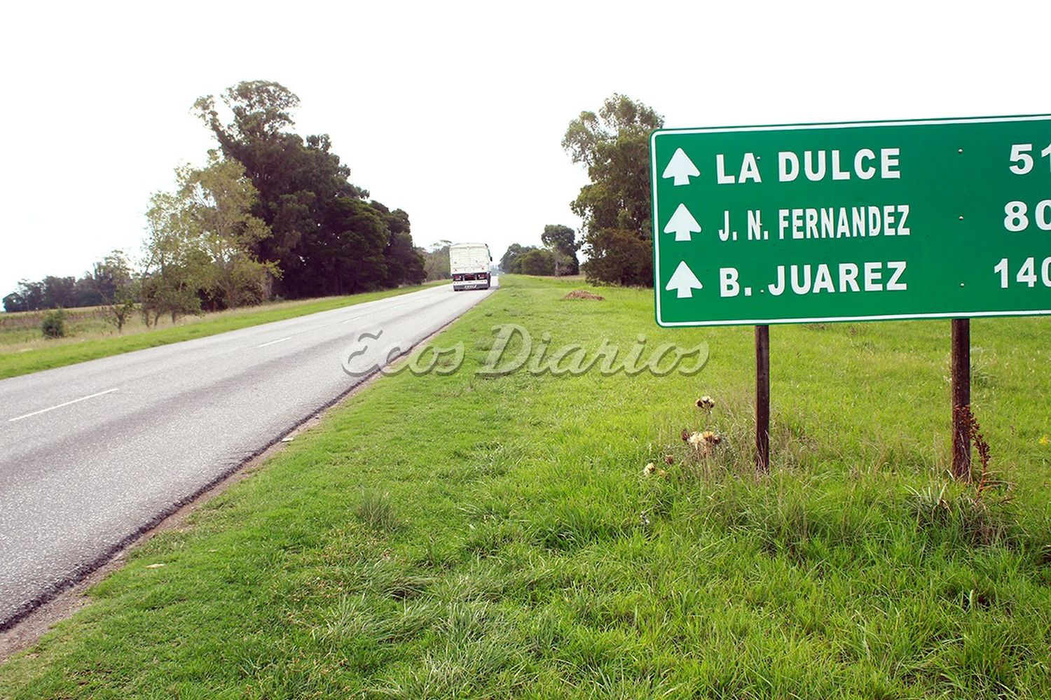 Ruta 86. Es una de las más deterioradas y origen de numerosas quejas de los usuarios