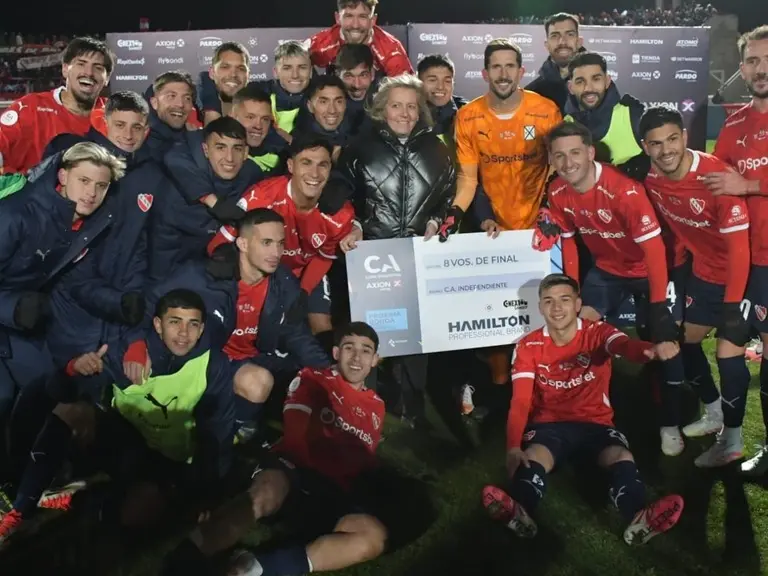 El Rojo ganó2a 1 y esta en octavos de final de la Copa Argentina.Foto :Copa Argentina