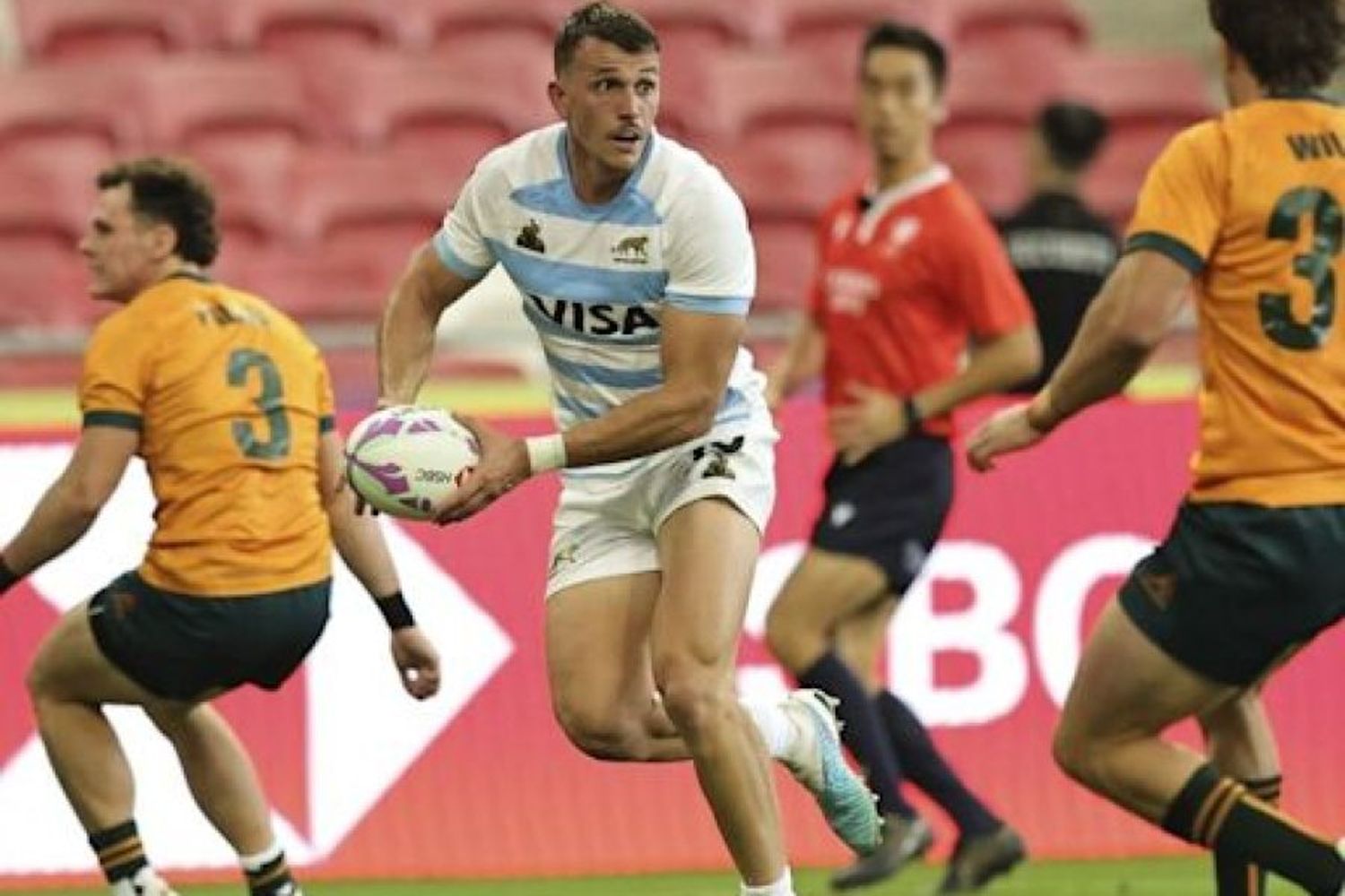 Los Pumas 7's perdieron por 26-19 frente a Australia en el debut