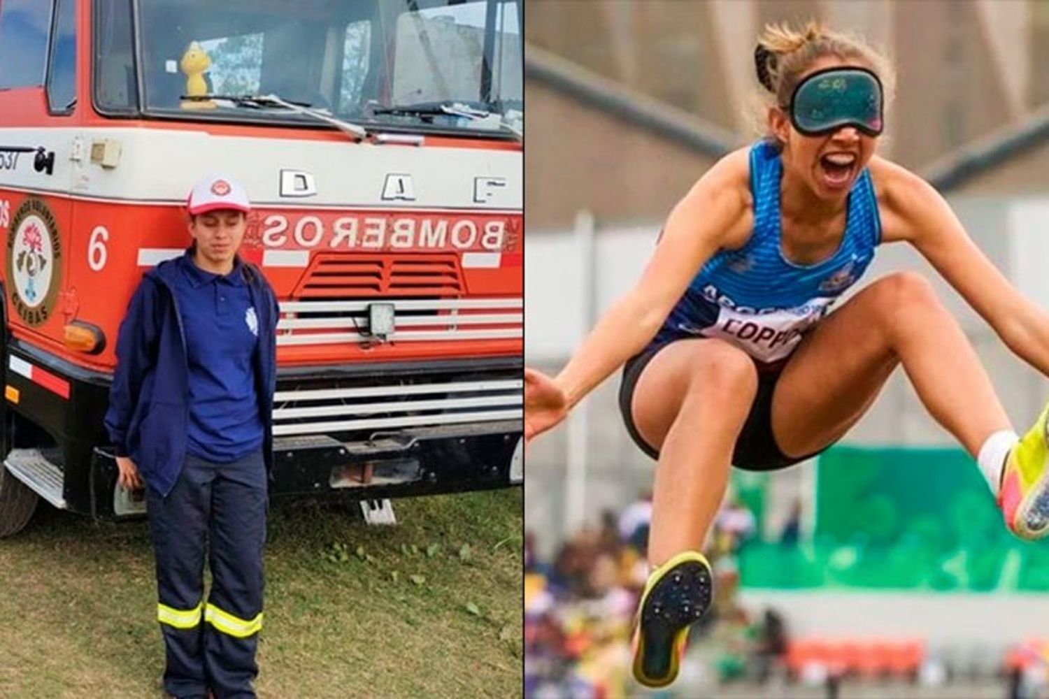 La entrerriana que se convirtió en la primera bombera no vidente del país ahora sueña con alcanzar el podio en el mundial de Atletismo