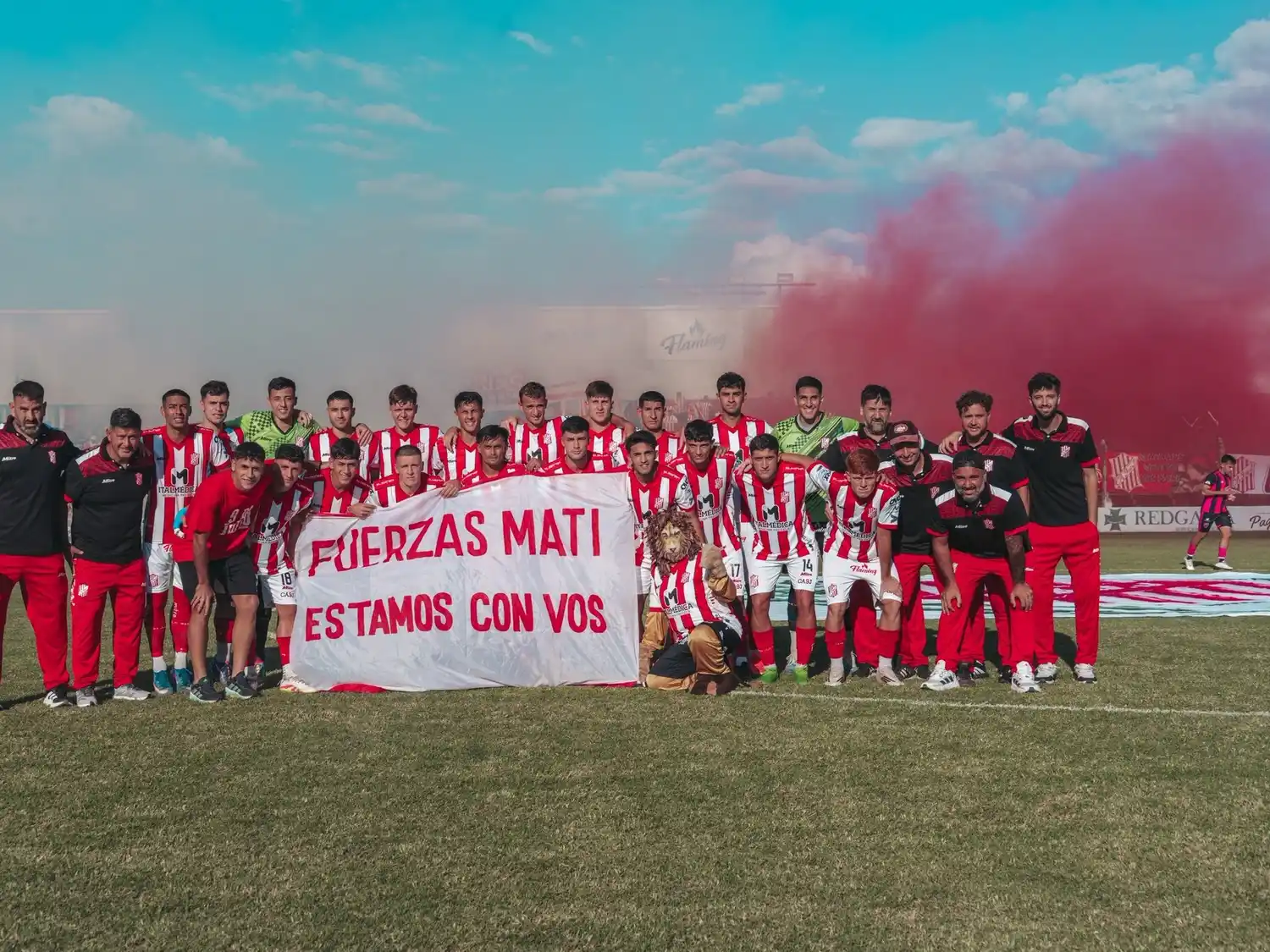 El León venció 4 a1 a Escobar FC en el "Soltermam".Foto: Club 9 de Julio